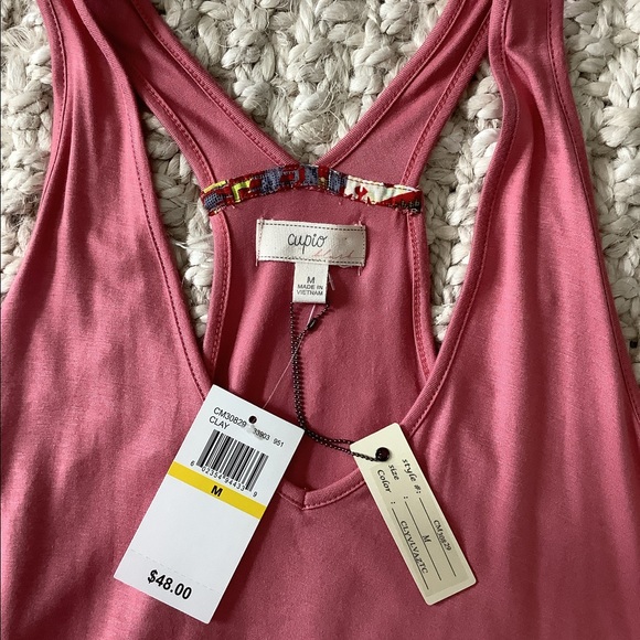 Cupio Clay Tank Top.  Size M - Picture 3 of 3